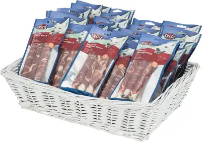 Кісточка Trixie Denta Fun для чистки зубів собак, з мармуровою яловичиною, 140 г, 3 шт: додаткове фото 5