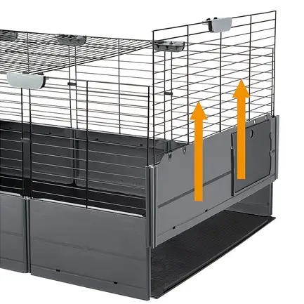 Ferplast CAGE MULTIPLA MAXI BLACK Клітка для гризунів: додаткове фото 9