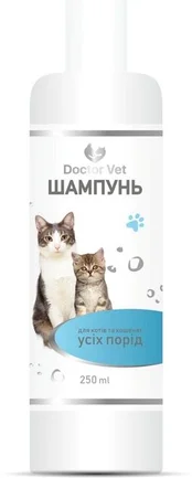 Шампунь Doctor Vet для котів та кошенят 250мл