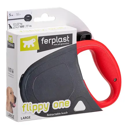 Ferplast Рулетка-Повідець зі шнуром, червона: додаткове фото 8