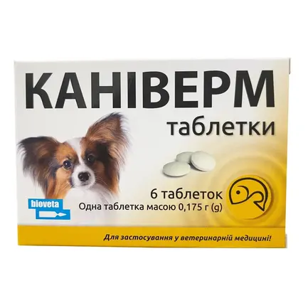 Каніверм 6 таб. 0,175 г