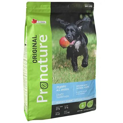 Pronature Original Puppy Chicken With Oatmeal ПРОНАТЮР ОРІДЖИНАЛ ЦУЦЕНЯ КУРКА сухий корм для цуценят 11,3 кг