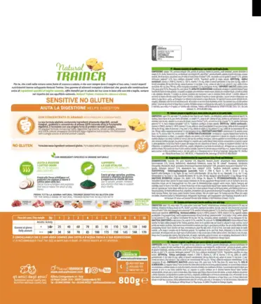 Natural Trainer Dog Sensitive No Gluten сухий корм для дорослих собак дрібних порід без глютену з кролятиною 0.8 кг: додаткове фото 2