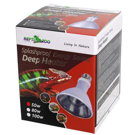 Випромінювач тепла Repti-Zoo Deep Heater 50W (PAR95050): додаткове фото 6