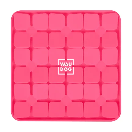 Килимок для пошуку корму WAUDOG Silicone, 205х205х17 мм, рожевий: додаткове фото 3