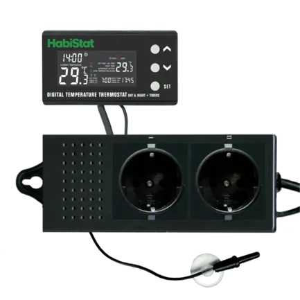 HABISTAT DIGITAL TEMPERATURE THERMOSTAT DAY/NIGHT TIMER (R3100245) цифровий термостат + таймер день/ніч: додаткове фото 3