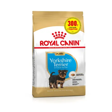 Сухий корм Royal Canin YORKSHIRE PUPPY для цуценят породи Йоркшир-тер'єр 1.2кг+300г