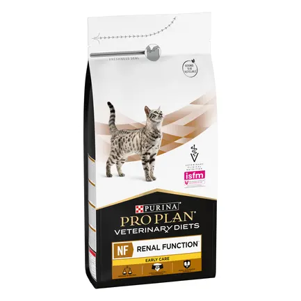 Сухий дієтичний корм PRO PLAN VETERINARY DIETS NF Renal Function Early Care для дорослих котів для підтримання функції нирок при хронічній хворобі нирок на ранніх стадіях 1,5 кг: додаткове фото 3