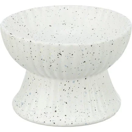 Миска для кота Trixie Ceramic Bowl керамічна, висока 0.2 л/13 см, білий (24471)
