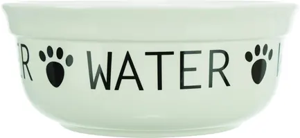 Миска Trixie Water керамічна для собак 0,25 d 13 см біло-чорна: додаткове фото 4
