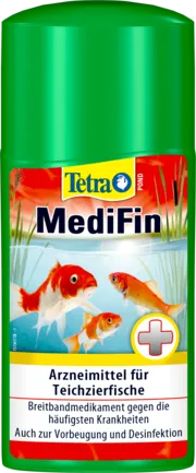 Засіб Tetra Pond MediFin лікарський проти інфекцій та хвороб ставкових риб, 250 мл на 5000 л: додаткове фото 3