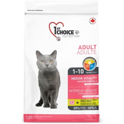 1st Choice Adult Indoor Vitality Chicken ФЕСТ ЧОЙС КУРКА ВІТАЛІТІ сухий суперпреміум корм для котів 10 кг