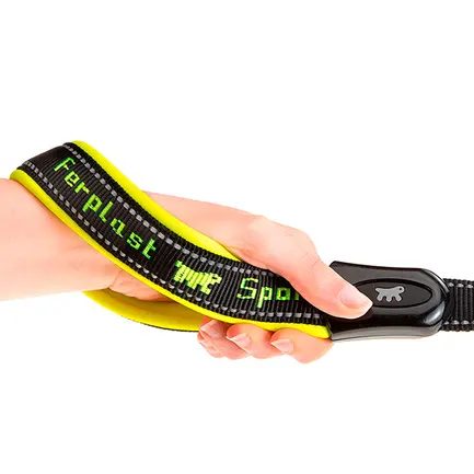 Ferplast SPORT DOG MATIC G20/120 YELLOW Повідець з автомат карабіном, нейлон: додаткове фото 4