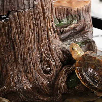 Декоративний фільтр-водоспад Repti-Zoo Turtle Filter Tree (GLB10) у формі кореня для амфібій і тераріумів до 70 літрів: додаткове фото 8