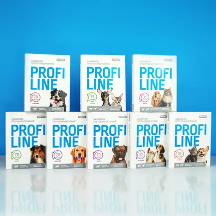 Нашийник Provet Profiline для котів та собак 35 см, кораловий (інсектоакарицид): додаткове фото 7