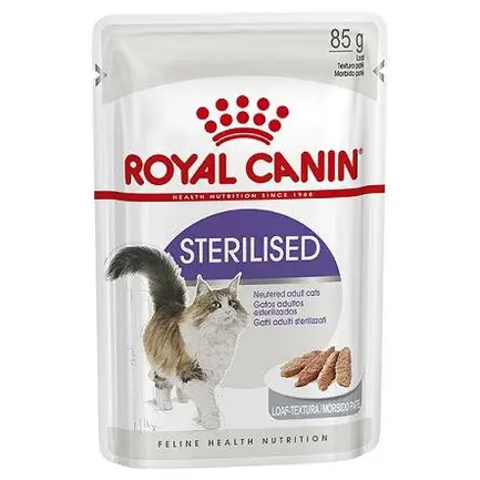 Вологий корм Royal Canin STERILISED LOAF для котів всіх порід 85 г