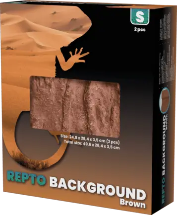REPTO BACKGROUND BROWN 51X25X30 (R1100720) задній фон для тераріуму