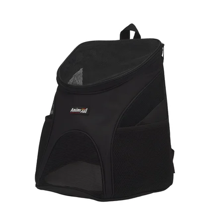 Рюкзак AnimAll для собак та котів, чорний, 31х25х35 см