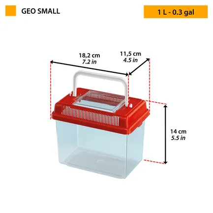 Ferplast GEO SMALL Контейнер для риб та амфібій (1л): додаткове фото 2