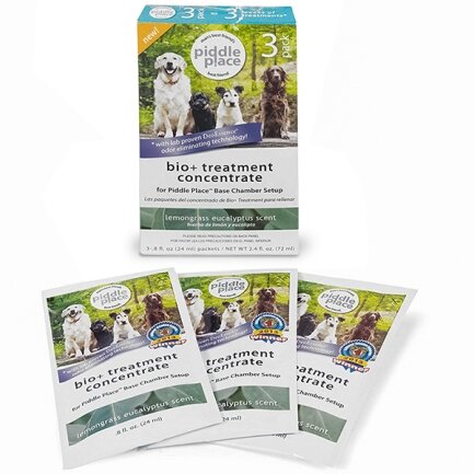 PetSafe Piddle Place Bio + Treatment Concentrate ПЕТСЕЙФ ПІДЛ ПЛЕЙС біоензимний знищувач запаху для собачого туалету, концентрат 3 пакета