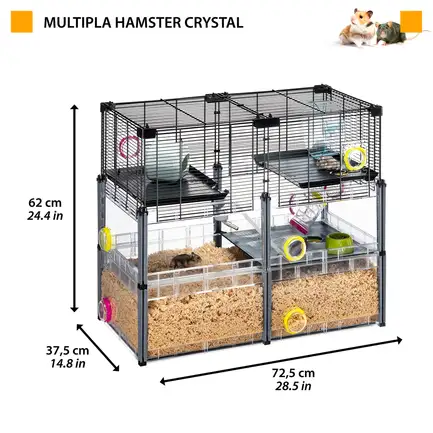 Ferplast CAGE MULTIPLA HAMST CRYSTAL B Модульна клітка для дрібних гризунів: додаткове фото 2