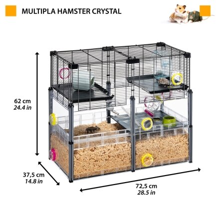 Ferplast CAGE MULTIPLA HAMST CRYSTAL B — Фото 1