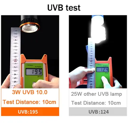 Лампа ультрафіолетова UVB Terrario Reptile's LED UVB 10.0 3W: додаткове фото 5