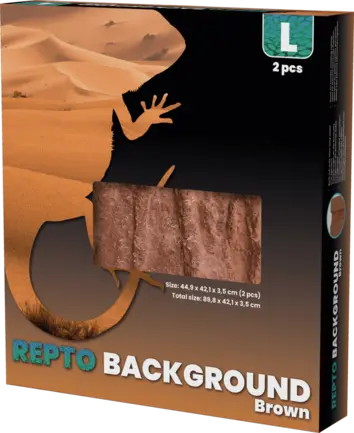 REPTO BACKGROUND BROWN 91X46X46 (R1100730) задній фон для тераріуму