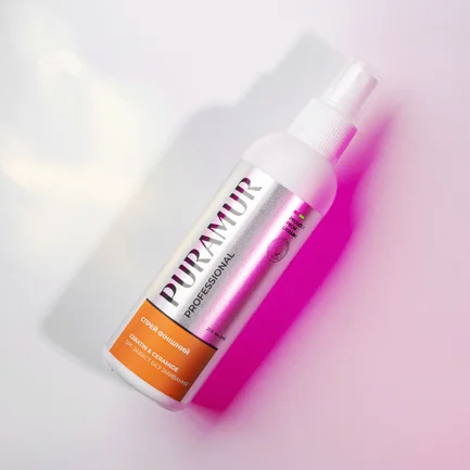Спрей фінішний Puramur Ceratin and Ceramide SPF-захист без змивання 200 мл: додаткове фото 4
