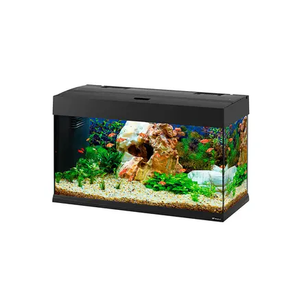 Ferplast DUBAI 80 LED AQU BLACK Акваріум скляний з LED-освітленням, чорний