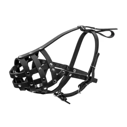 Намордник твердий "CoLLaR" (боксер малий) чорний: додаткове фото 2