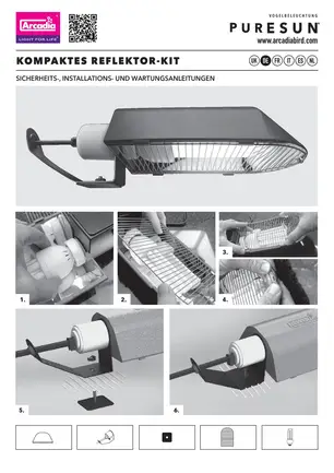 ARCADIA PURESUN COMPACT LAMP REFLECTOR KIT (R2100055) лампа для птахів: додаткове фото 6