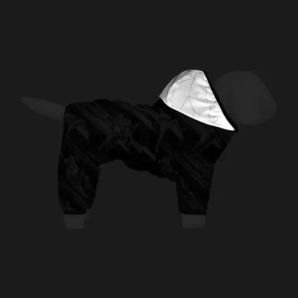 Комбінезон для собак WAUDOG Clothes малюнок "Швидкість Флеша", S40, В 58-61 см, С 33-38 см: додаткове фото 4