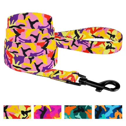 Повідець для Собак BronzeDog Urban Camo Нейлоновий Помаранчевий L: додаткове фото 4