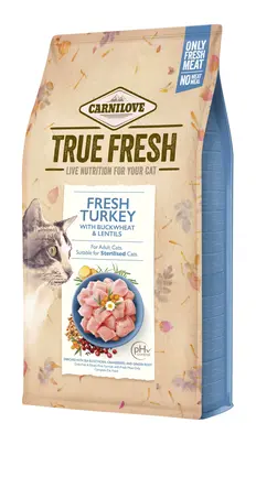 Сухий корм Carnilove True Fresh Cat для для дорослих котів, з індичкою, 1,8 кг