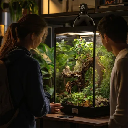 Світильник глибокий рефлекторний Terrario Biosphere Light 75W для локального обігріву тераріумів з керамічним патроном E27: додаткове фото 6