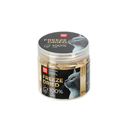 Ласощі для котів WAUCAT Treats Freeze dried Минтай, 20 г: додаткове фото 2