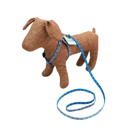 Комплект капроновий "Лапки" 1,0/24-28/38-46 сіро-блакитний, Lucky Pet