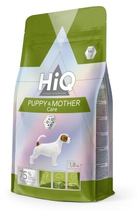 Сухий корм для цуценят всіх порід HiQ Puppy and mother care 1.8kg