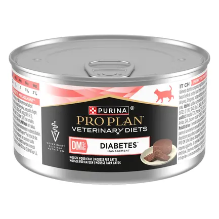 Вологий дієтичний корм PRO PLAN VETERINARY DIETS DM ST/OX Diabetes Managment для дорослих котів для регулювання надходження глюкози (цукровий діабет) мус 195 г: додаткове фото 2