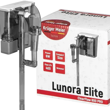 Каскадний фільтр Kruger Meier Lunora Elite 800 зі скіммером для акваріумів 35-70 літрів: додаткове фото 8