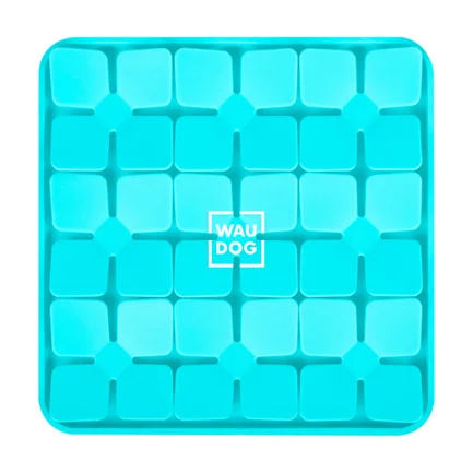 Килимок для пошуку корму WAUDOG Silicone, 205х205х17 мм, блакитний: додаткове фото 3