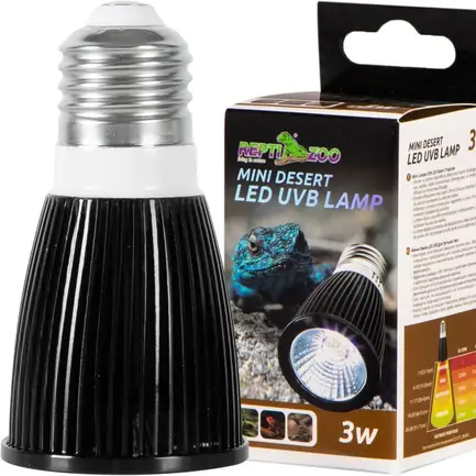 Лампа Repti-Zoo LED UVB 10.0 Desert 3W для пустельного тераріуму: додаткове фото 4