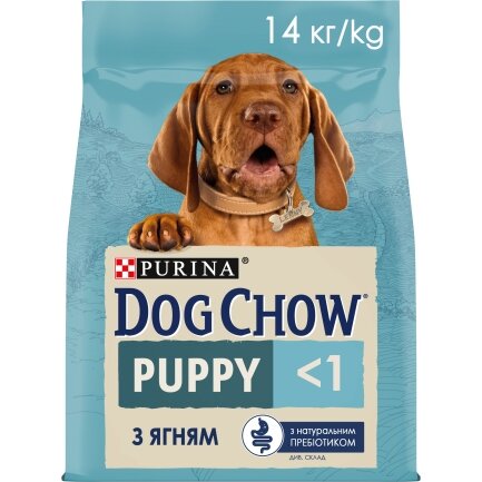 Сухий корм DOG CHOW Puppy &lt;1 для цуценят з ягням 14 кг — Фото 5