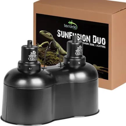 Світильник падвійний Terrario SunFusion Duo з двома керамічними патронами E27, 2 x 150Вт: додаткове фото 7