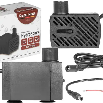 Помпа підйомна Kruger Meier HydroSpark 350 — міні насос 12V, 220 л/год: додаткове фото 8