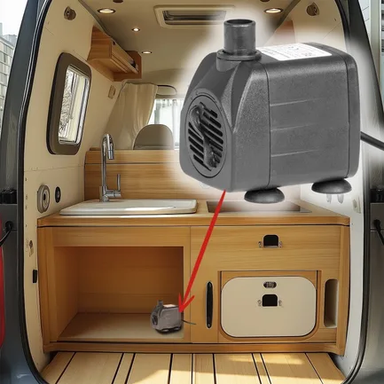 Помпа підйомна Kruger Meier HydroSpark 850 — міні насос 12V, 650 л/год: додаткове фото 5