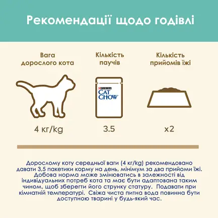 Вологий корм CAT CHOW Hairball для дорослих котів для зменшення утворення кульок шерсті у травному тракті з куркою та зеленою квасолею 85 г: додаткове фото 9