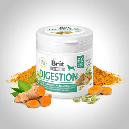 Вітаміни для собак Brit Vitamins Digestion для травлення 60 таблеток: додаткове фото 2