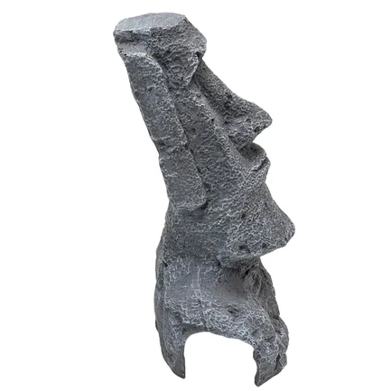 Декорація Hobby Moai Ora 2 15×12×22см - статуя Моаї з укриттям для акваріума і тераріуму (41718): додаткове фото 6